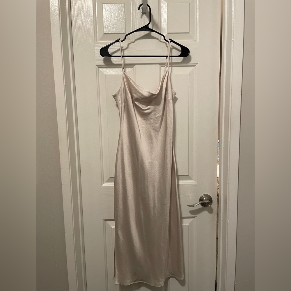 Express - Satin Ivory Dress